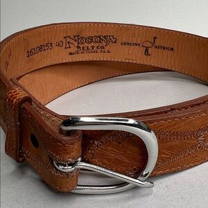 Nocona Genuine Leather Brown Belt made in Texas